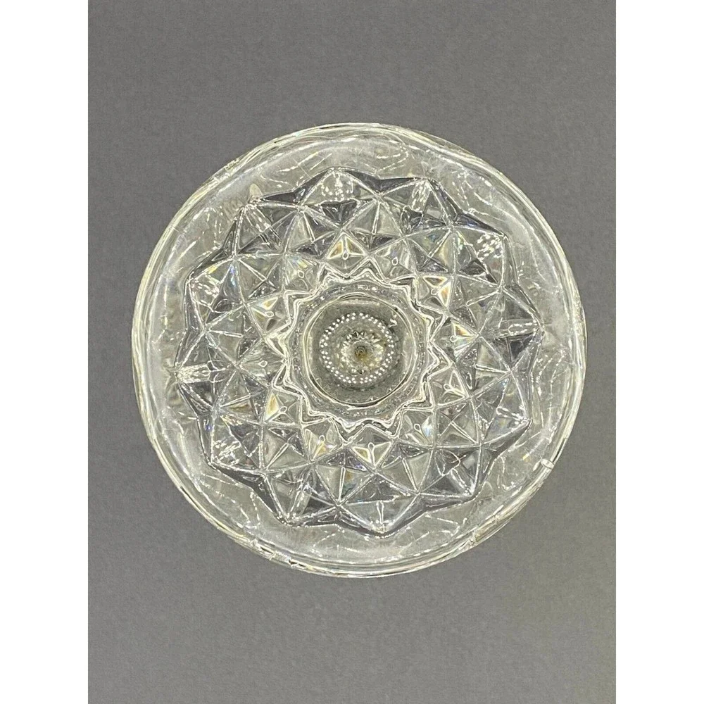 Crystal Vase Diamond Cut by Princess House VINTAGE